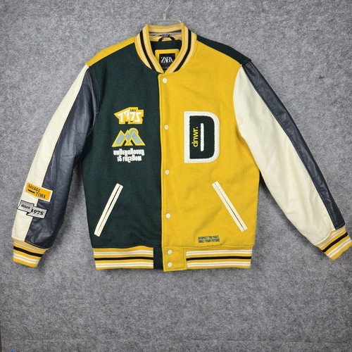 Zara varsity bomber giacca - varsity,