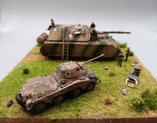 Ww2 diorama carro armato - ww2,