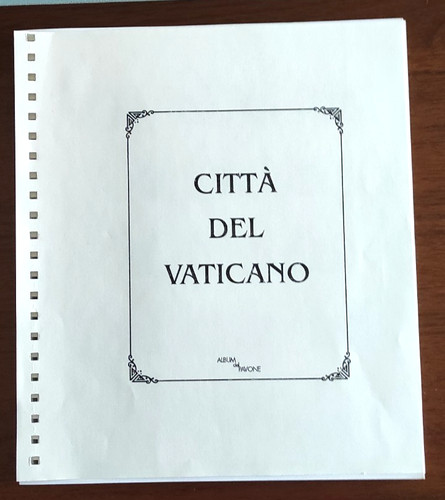 Fogli album vaticano - vaticano, per