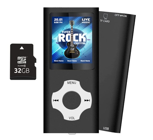 32gb lettore mp3 metal - metal, fi