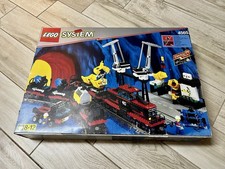 Lego 4565 Freight and Crane Railway Train 9V Completo Scatola Istruzioni