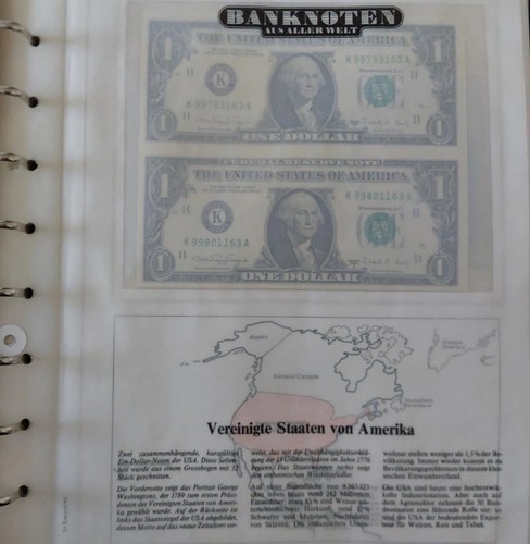 Banconote usa 2x1 dollaro - banconote, 1988
