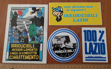 Irriducibili Ultras Lazio lotto 4 Adesivi Anni 80 primi 90, originali del gruppo