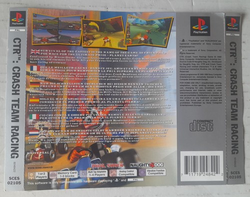 Ctr crash team - racing, ps1
