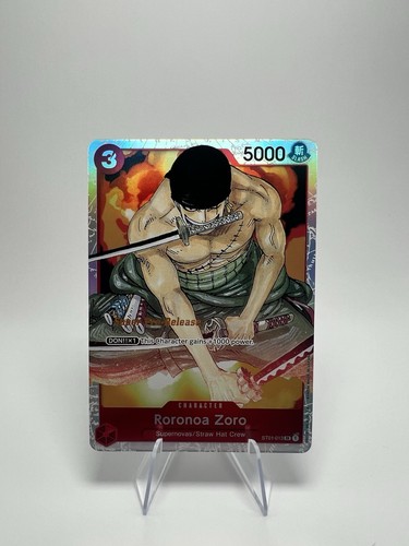 St01 013 scheda roronoa zoro - st01-013,