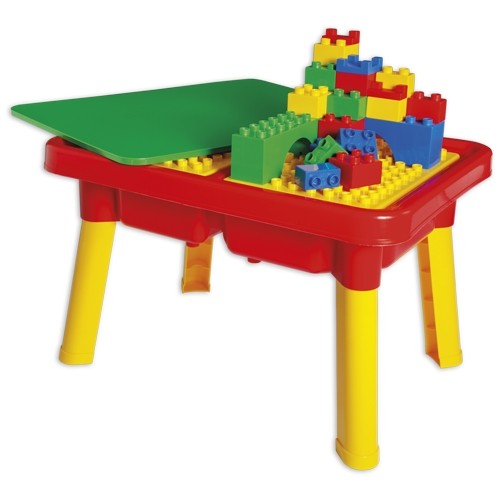 Tavolino con costruzioni - tavolino,