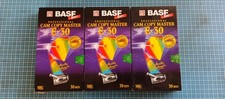 3x Videocassette VHS BASF