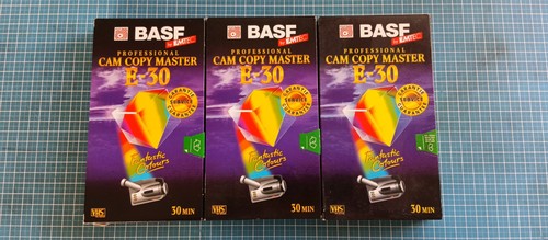Videocassette vhs basf - 3x,