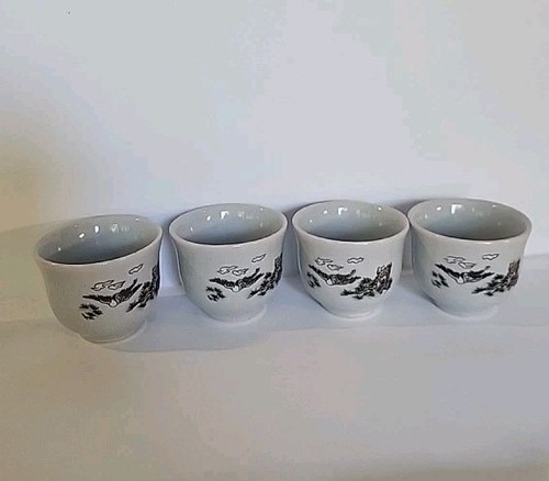 Tazze tè sake vintage - tè/sake, gru