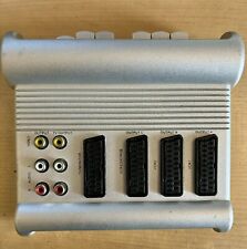 Commutatore Audio Video 3 Scart Con Selettori