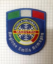 MAESTRO SCI - REGIONE EMILIA ROMAGNA - con STRAPPO - PATCH TOPPA - 6,7cm X 8cm