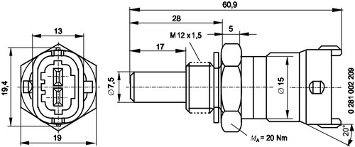 Für bosch 281 002 - für,