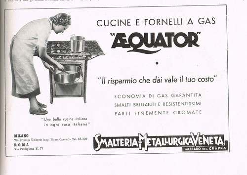 Pubbl 1938 cucine e - -,