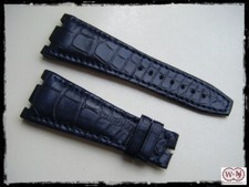 Cinturino in Alligatore Blu