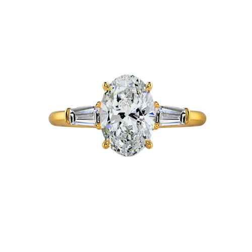 Anello fidanzamento oro - di,