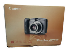 Canon PowerShot A710 IS Silver completo di scatola manuali testati