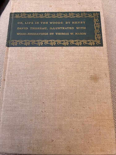 Walden henry thoreau 1939 - henry, d