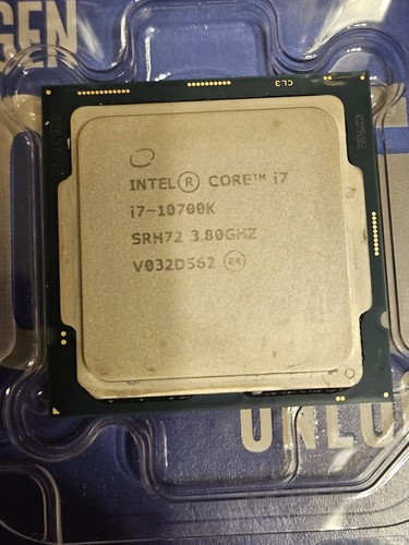 Intel core 10700k - core, i7-10700k