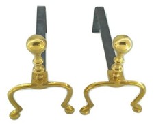 Pair Wings Polished Brass