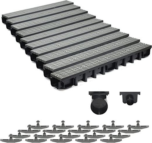 Canalina drenaggio 10m per - canalina,