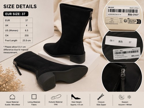 Stivali donna neri - , con