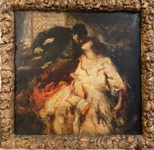 Dipinto antico, olio su