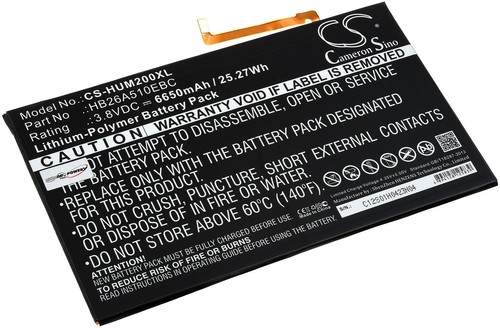 Pile pour tablette huawei - pour,