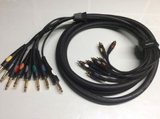 Cavo multipolare 8x RCA - 8x TRS lunghezza 3 metri - PROEL MULTICHANNEL CABLE