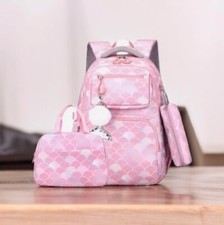 Zaino Sirena Bambina Set 3PCS