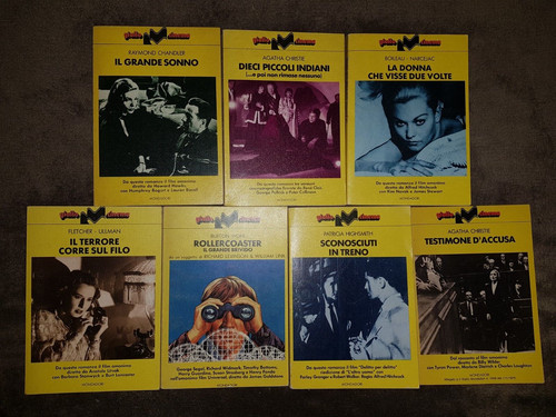 Lotto giallo cinema - lotto, mondadori