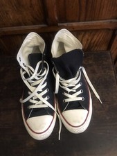 Converse "Chuck Taylor" All Star Nero US 8,5 EU 42 Usato senza scatola