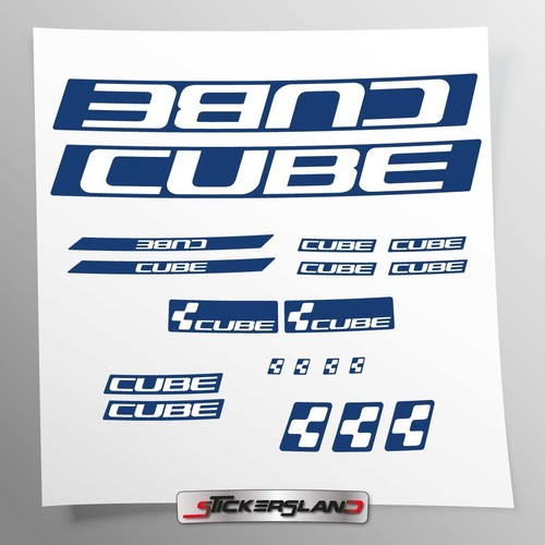 Kit adesivi cube bicicletta - adesivi,