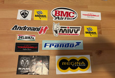 Kit 12 adesivi stickers moto sponsor