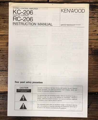 Kenwood 206 - kenwood, kc-206