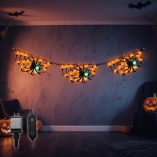 Halloween Spider Web Lights