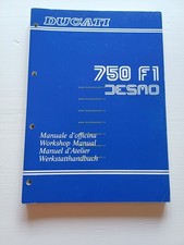 Ducati 750 F1 1985-86 manuale officina riparazione italiano originale