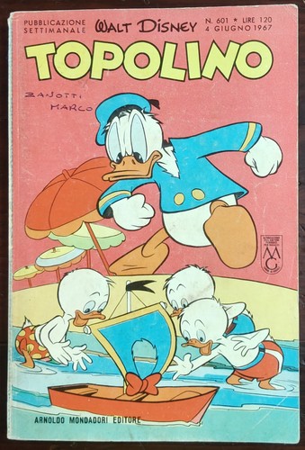 Topolino libretto 601 ottimo - topolino,