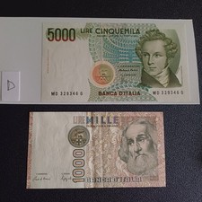 Vecchie banconote italiane - banconote,