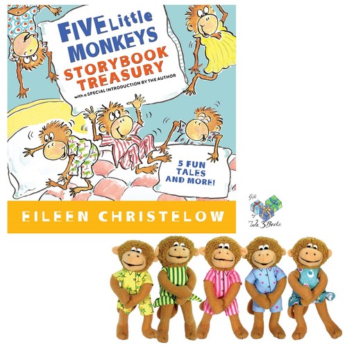 Set five little monkeys - set,