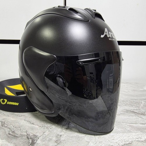 Casco jet arai ram4 nero - jet,