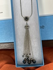 Ciondolo Doppio Take Argento Notte TSC di Swarovski