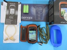 Garmin eTrex 20x GPS portatile esterno in scatola + mappe Garmin EU Topo + kit completo!