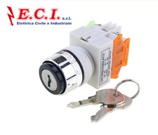 Selettore a chiave 3 posizioni