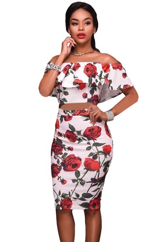 Abito set top gonna - set, stampa