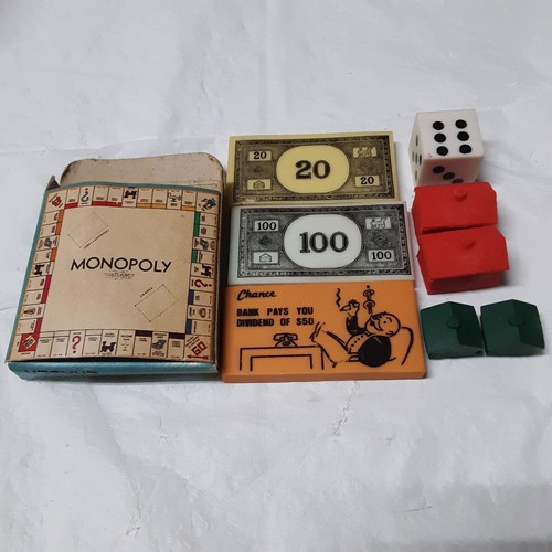 Set gomma vintage monopoli - gomma,