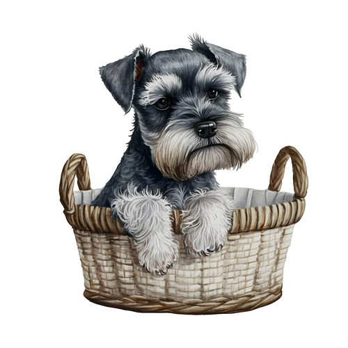 Adesivo auto schnauzer - adesivo,