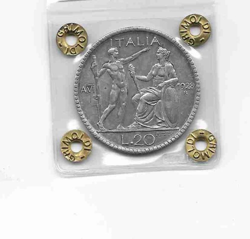 1928 italia regno moneta - 1928, 20