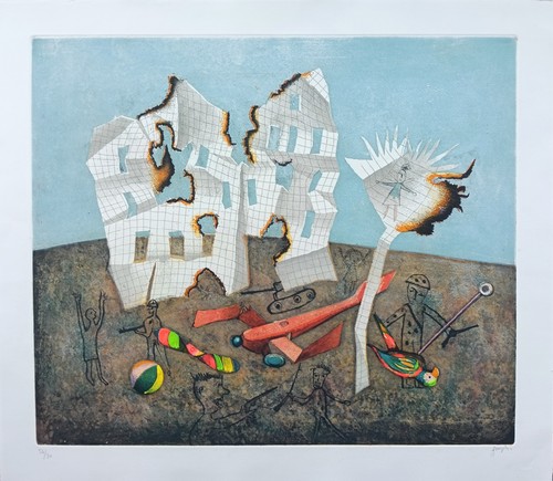 Enrico benaglia acquaforte - -,