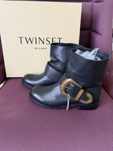 Twinset stivaletti donna neri - twinset,