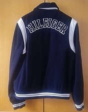 Giaccone uomo invernale Hilfigher in panno blu imbottito tg. L ottime condizioni